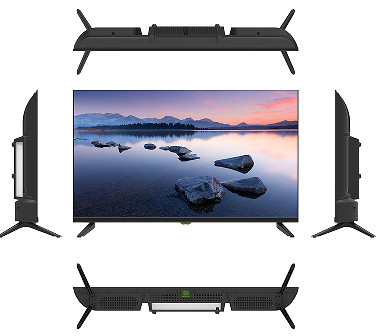 Yüksek çözünürlüklü analog LED TV 50 inç 4K TV Plastik kaplı Ultra ince kalınlığı