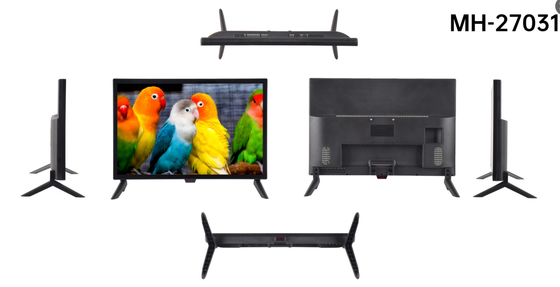 Yüksek çözünürlüklü 27 inç LED TV DC 12V Toplantı odası için USB desteği