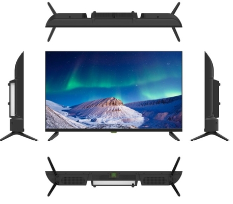 Özelleştirilebilir 32 Inç Çerçevesiz Akıllı TV 2K LED Ekran Plastik Kaplama ile Siyah