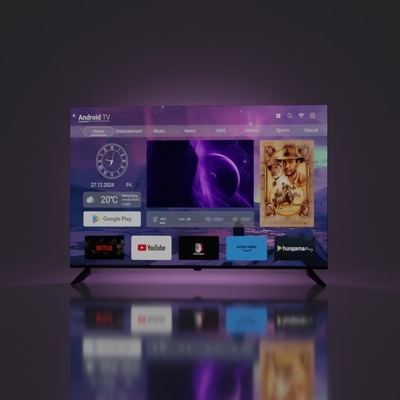 Android TV Platform Akıllı LED TV, DVB-T2 Dijital TV Standardı ve Gelişmiş Teknoloji ile
